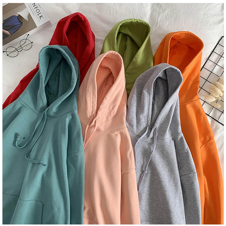 Accept small order custom high quality 320 gsm wholesale oversized 100% cotton french terry blank men's hoodies