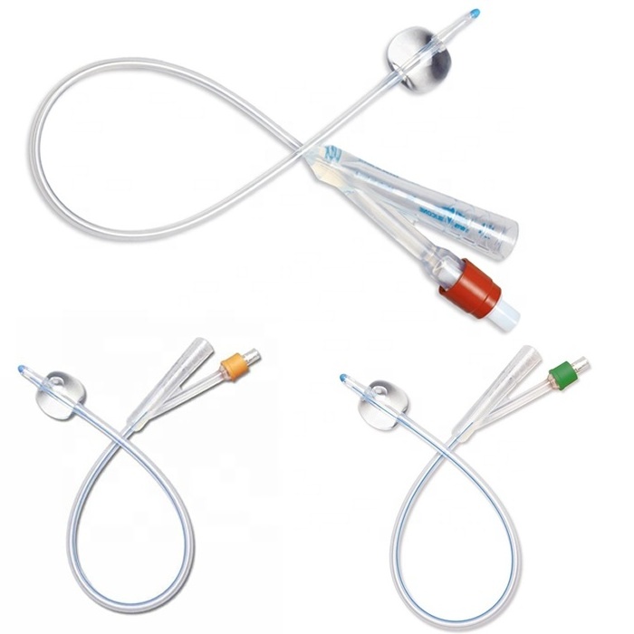 vascular balloon lumen dilatation latex foley catheter two way three way Fr08 Fr10