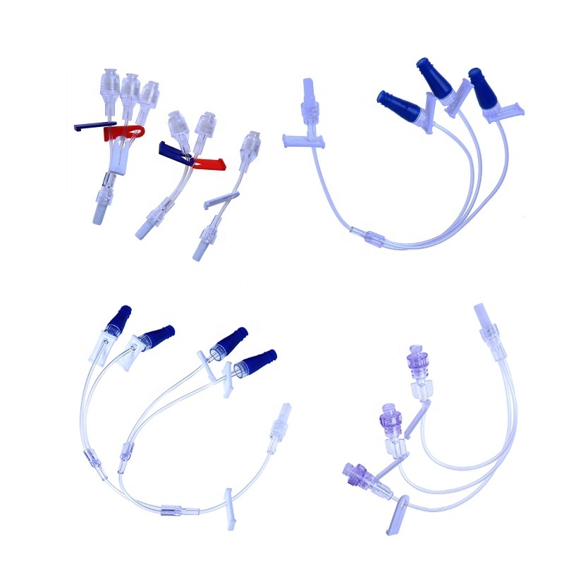 Medical Disposable Extension Line with Positive Needle-Free Connector Medical Consumables Product