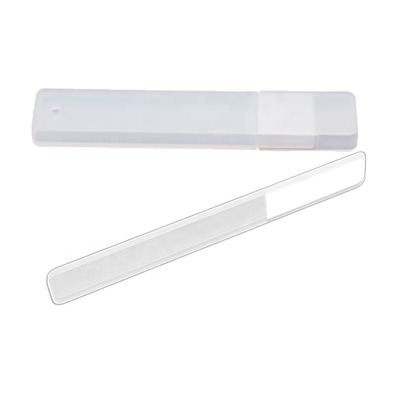 Wholesale High Quality Nano Glass Nail Files Crystal Nail Shine Buffer Polisher With Case