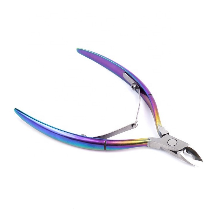 Professional Sharpening Stainless Steel Nail Cuticle Nipper Finger Toe Cuticle Nipper Nail Clipper  Nail Tools