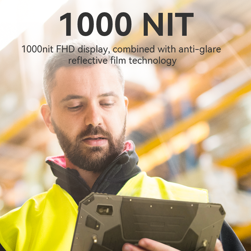 HUGEROCK R101 R10110 Industrial Rugged Nfc Rugged Tablet Rugged Tablet with Nfc 1000 Nits Ip65 Waterproof Tablet PC USB Type C