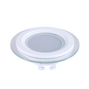 Energy Saving Lighting Aluminum Round Square 6 12 18 24 watt Recessed Mounted Glass Led Panel Light