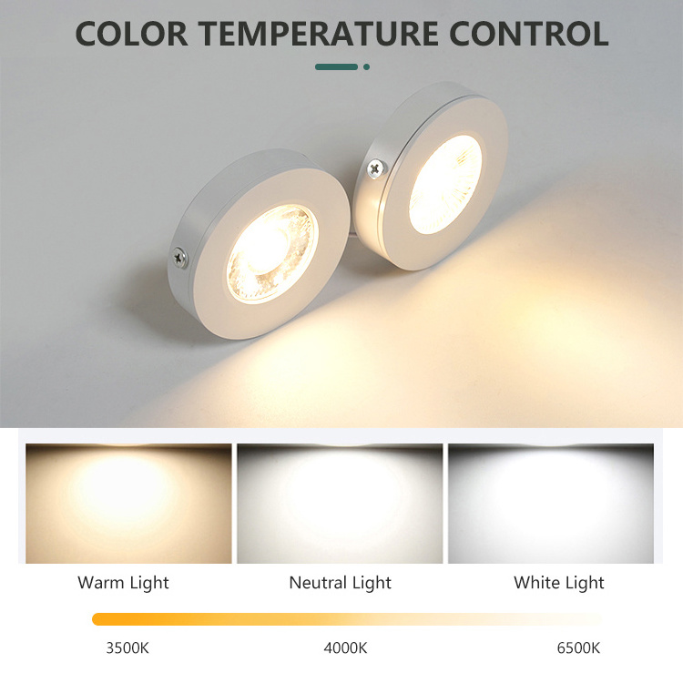 Low Price Wholesale High Quality Surface Mounted Spot Lamp 3w 5w 7w 10w COB Led Cabinet Spotlight