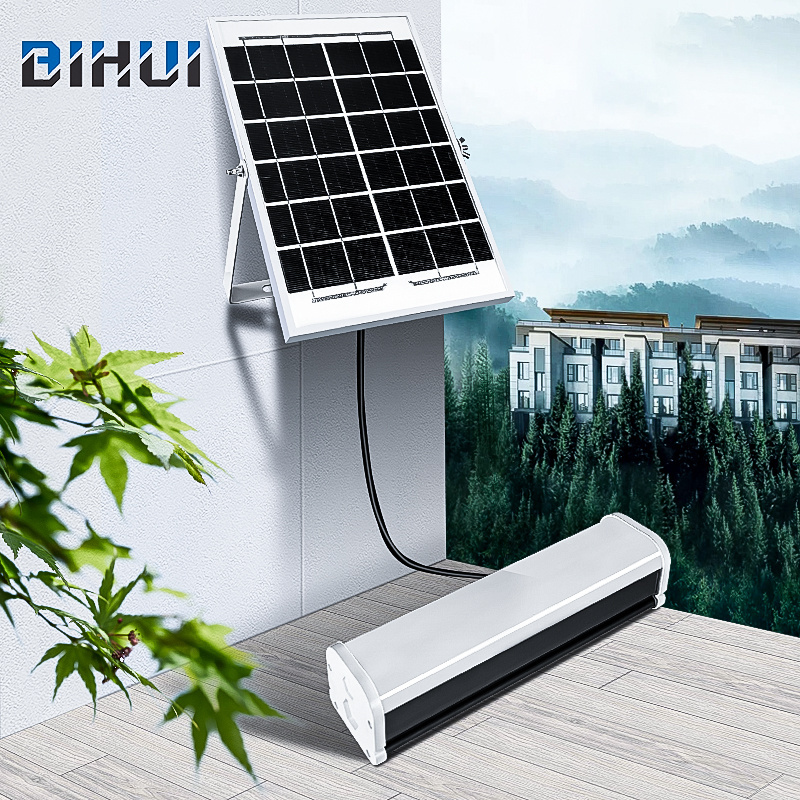 BIHUI  white solar parking shed light garden light  tri proof light