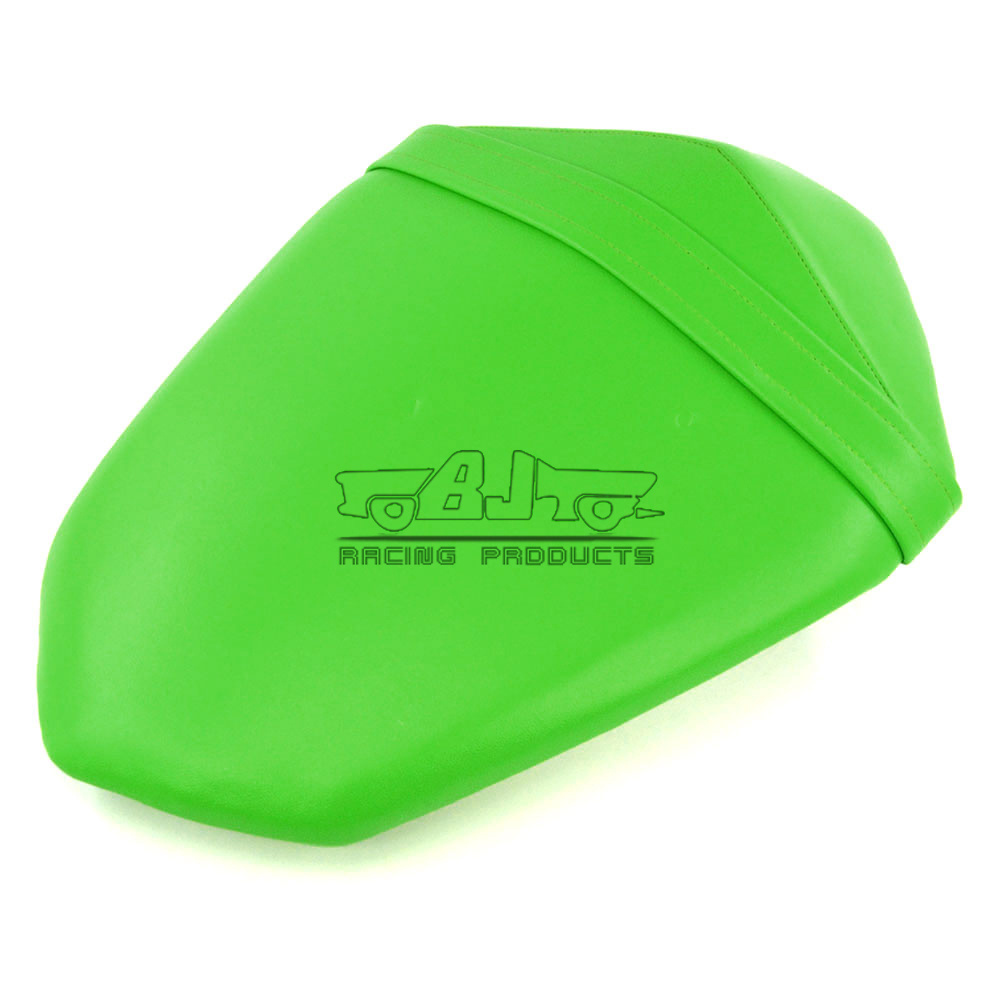 BJ-SC02-Z800/13 for Kawasaki Z800 Green Leather Motorcycle Rear Passenger Seat Cushion