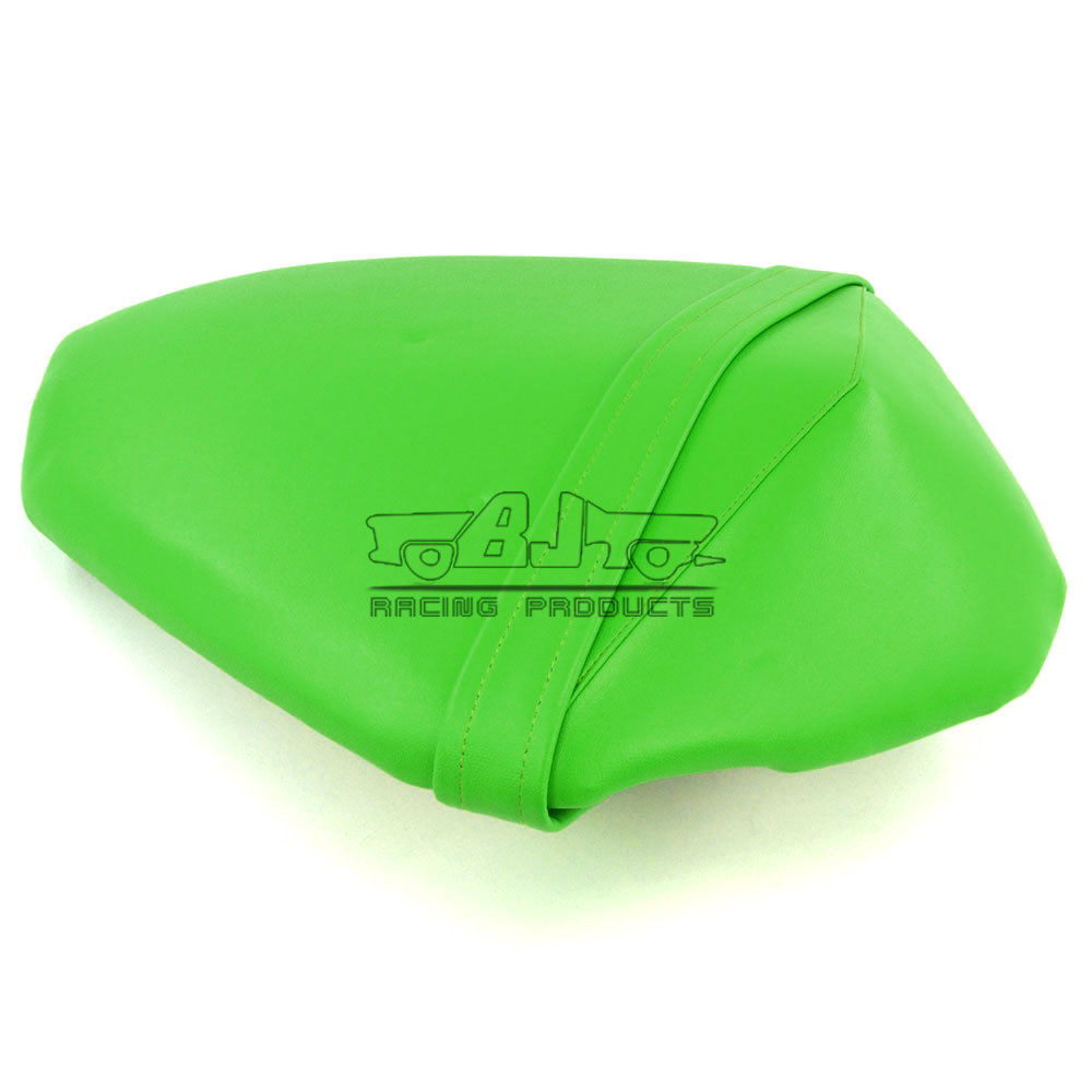 BJ-SC02-Z800/13 for Kawasaki Z800 Green Leather Motorcycle Rear Passenger Seat Cushion