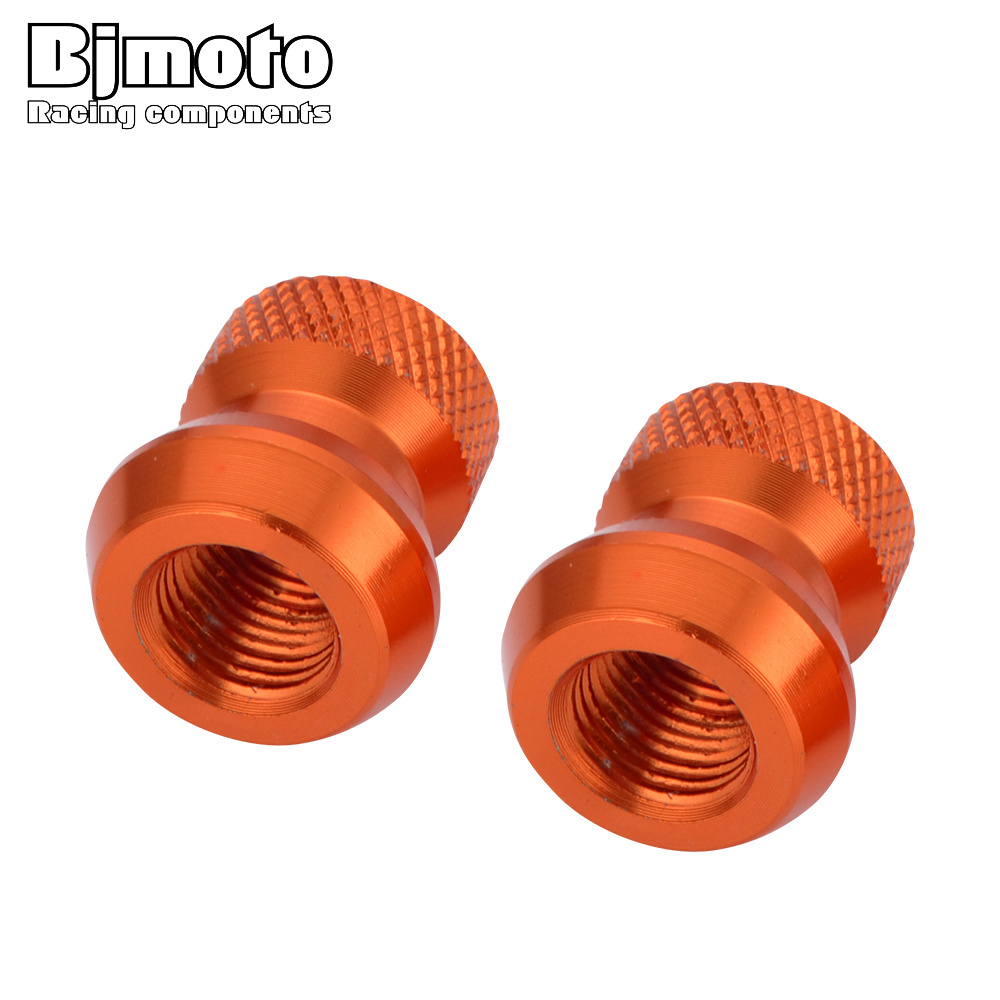 Pair Motorcycle Motorbike Aluminum Tire Wheel Air Pressure Valve Stem Caps for Auto Car Truck MTB Bike Scooter Tire Valve Stem C