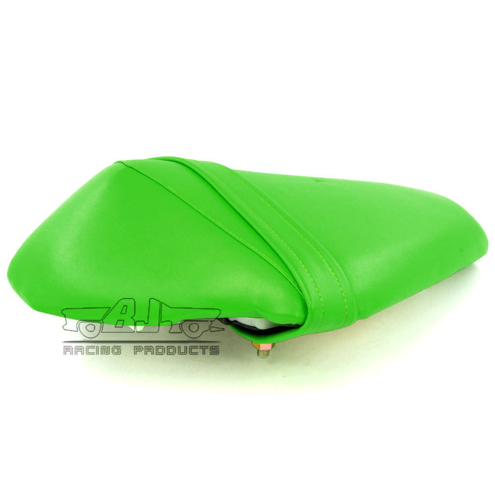 BJ-SC02-Z800/13 for Kawasaki Z800 Green Leather Motorcycle Rear Passenger Seat Cushion