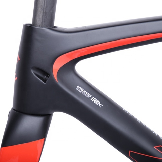 ZGL-CRB28 700c orange v brake road frame bicycle climbing frames T800 carbon bike frame road