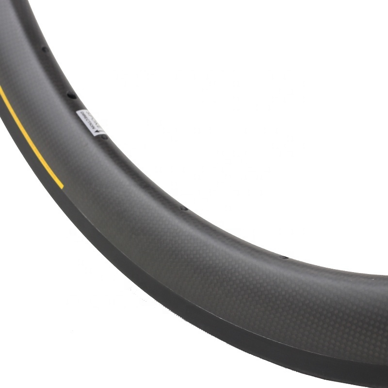 China wholesale HRD-RT50S tubular 3K matte surface 700c road bike carbon rim