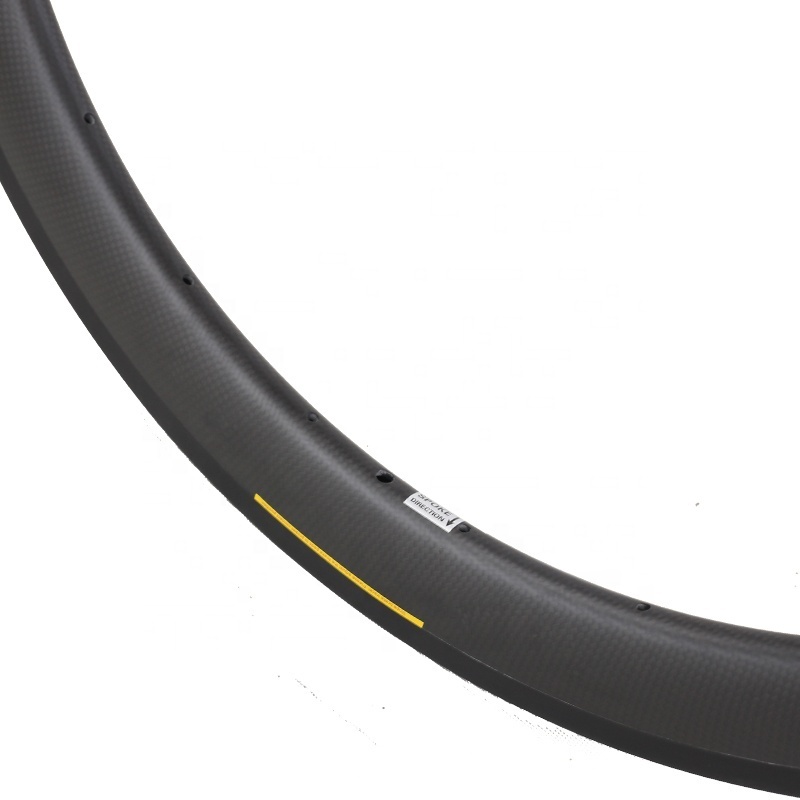 China wholesale HRD-RT50S tubular 3K matte surface 700c road bike carbon rim