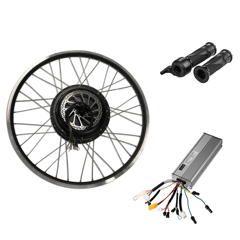 48V 72V 1000W 2000W 3000W Ebike Conversion Kit 26 27 Inch Fat Tire Rear Wheel Hub Motor Kits with Battery