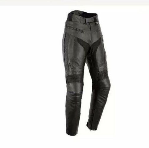 Mens BFR Racing Leather Motorcycle Trouser Good Quality Men's Motorbike Pants Motorcycle Racing Leather  Pant