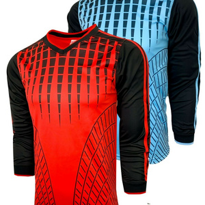 Soccer Goalkeeper Jersey, Goalie Long Sleeve Shirt For Kids And Adults Customized Soccer Jersey 2023 Sublimation Print