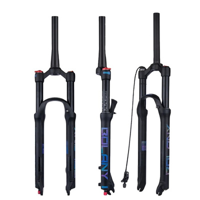 BOLANY Bike Fork Rebound Adjustable MTB Air Front Suspension 26