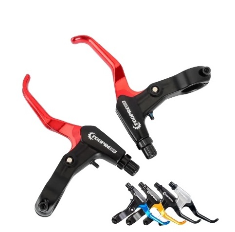 1 Pair High Quality Ultralight Aluminum Alloy Bicycle BMX Brake Handle MTB Mountain Bike Cycling Brake Levers V/Disc Brake Lever