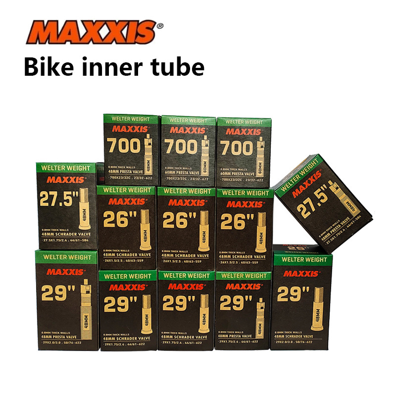 MAXXIS WELTER WEIGHT Thickened Puncture Resistant 0.8mm Inner Tube 26 27.5 29 700 For Road Bike BMX XC AM DH Commute FV AV