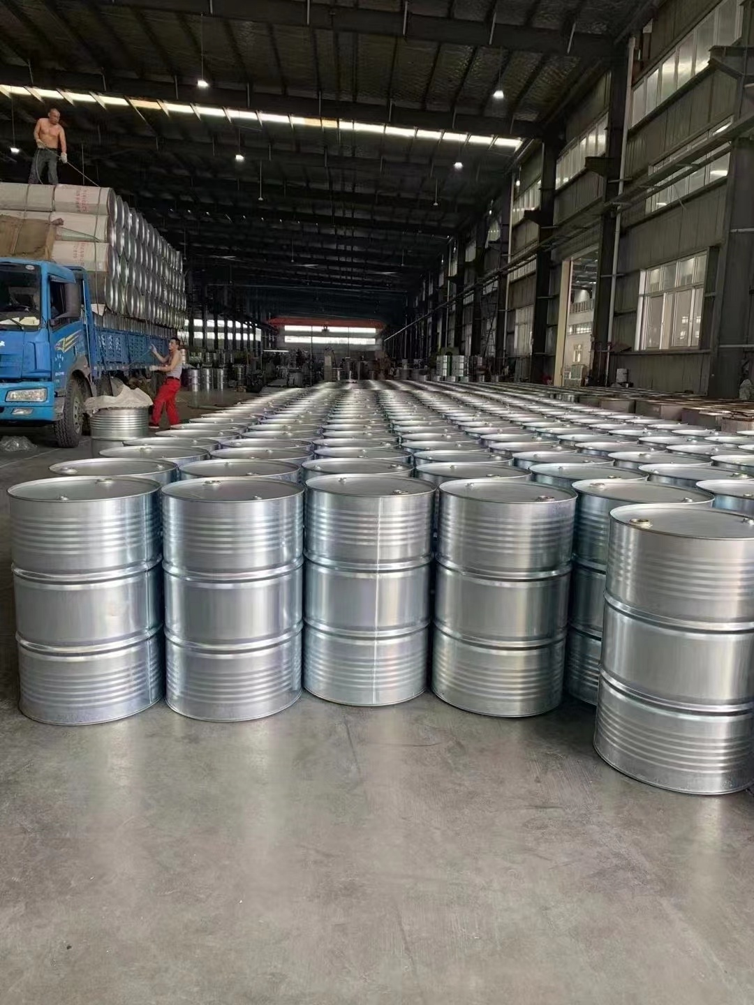 200kg 55gallons 200L 210L 220L galvanized empty food grade steel  barrel drums price 200 litres steel oil drum for sale