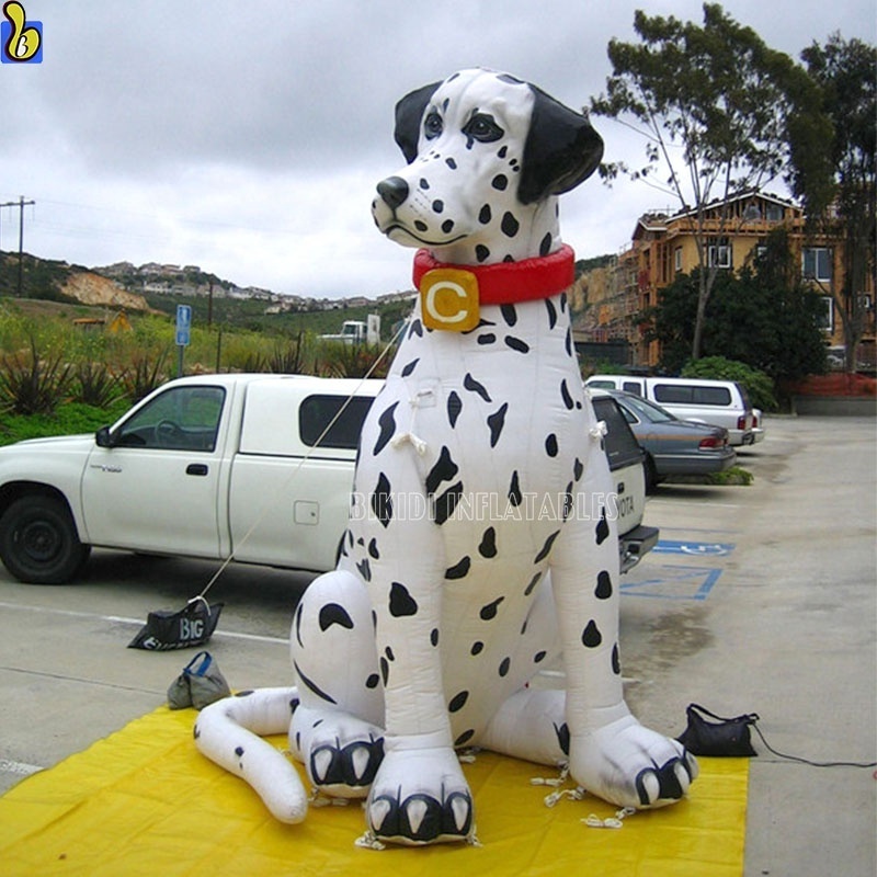 Hot Sale Walking Animal Pet Balloons, Inflatable Dalmatian Dog Cartoon Balloon K2038-2