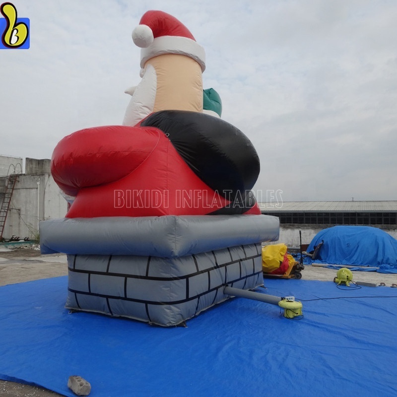 Father Christmas Decoration Balloon, Funny Inflatable Christmas Santa Claus Balloon