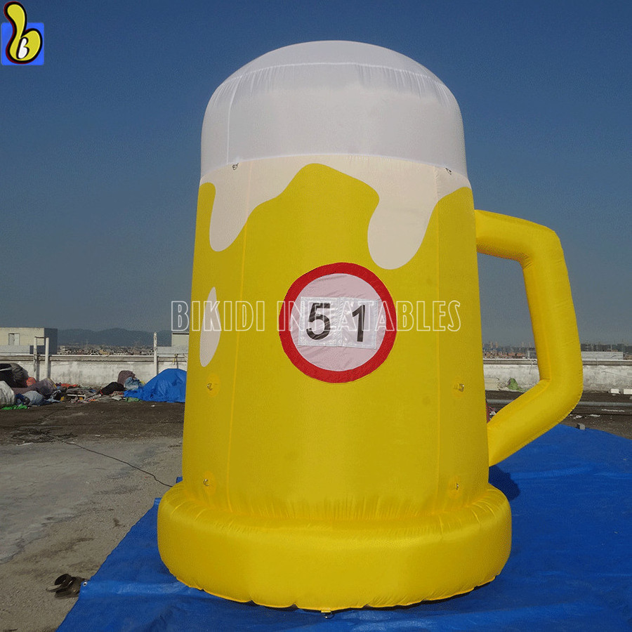 Giant advertising inflatable beer cup balloon, inflatable beer mug to Holland K9067-2