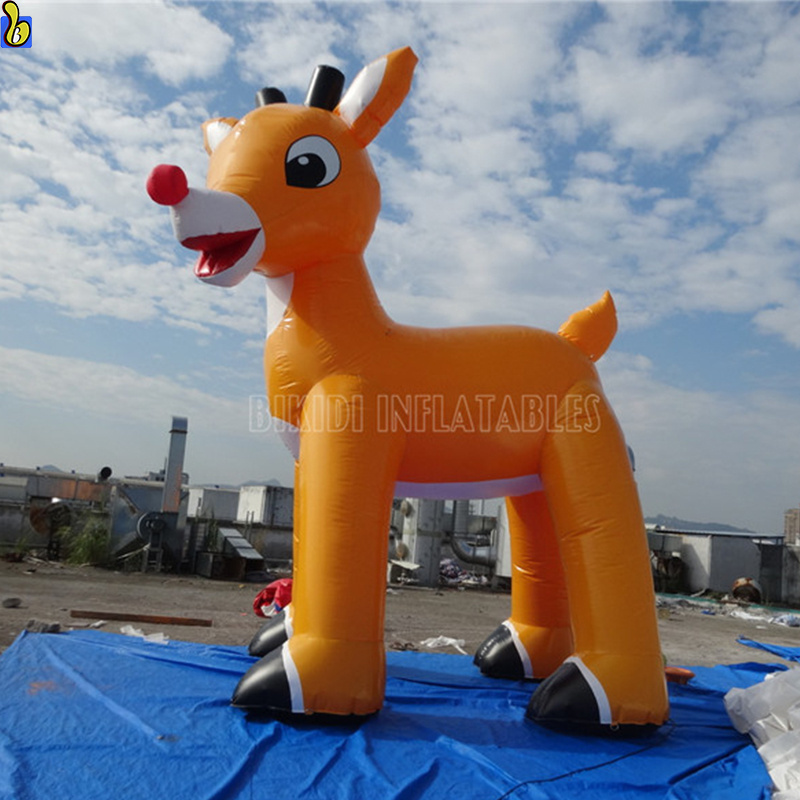 Hot Selling Giant Inflatable Moose For Christmas, Inflatable Decorative Reindeer Balloon