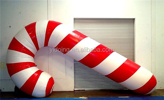 Giant Candy Cane model, Inflatable Candy Canes Helium Balloon for Christmas Decorations K7140