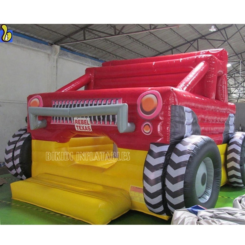 Monster Truck Bouncer, Kids Car Jumper, Inflatable Jeep Bounce House