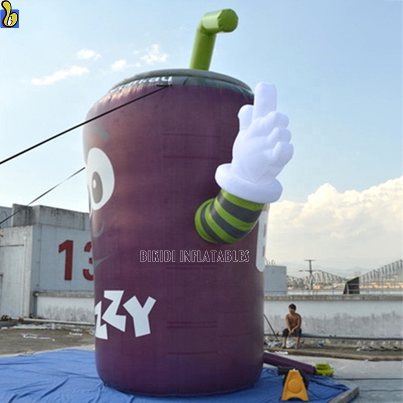 Advertising Promotion Inflatable Can Drink Bottle Inflatable Beverage Tin Bottle