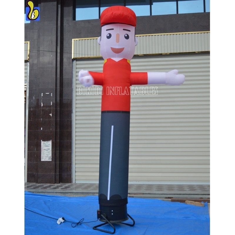 3m High Waving Hands Boy Inflatable Air Dancer For Advertising Inflatable Welcome Sky Dancer