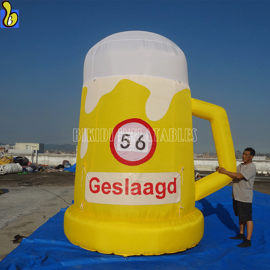 Giant advertising inflatable beer cup balloon, inflatable beer mug to Holland K9067-2