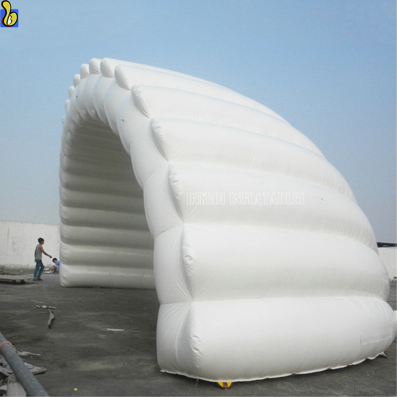 Large inflatable shell tent, white inflatable stage cover tent K5165