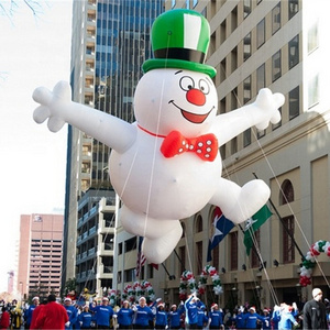 Outdoor parade flying snowman balloon, giant custom helium balloon K7146