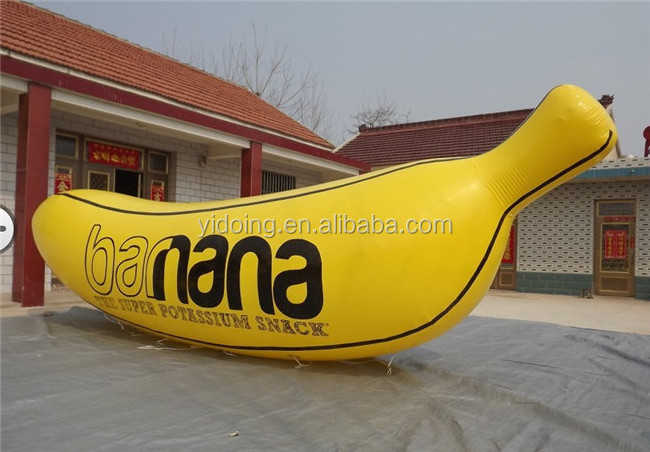 Hot sale advertising helium banana balloon,big banana inflatables,banana balloon K7126