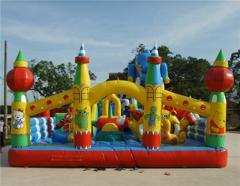 Commercial Exciting Inflatable Fun City Inflatable Bouncer For kids B6013