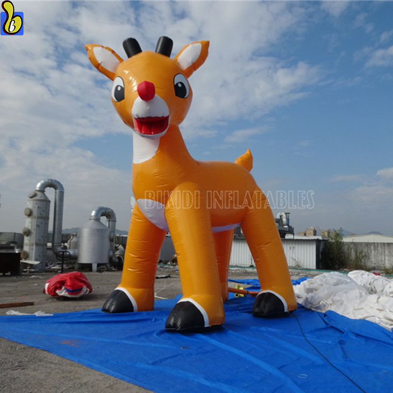 Hot Selling Giant Inflatable Moose For Christmas, Inflatable Decorative Reindeer Balloon