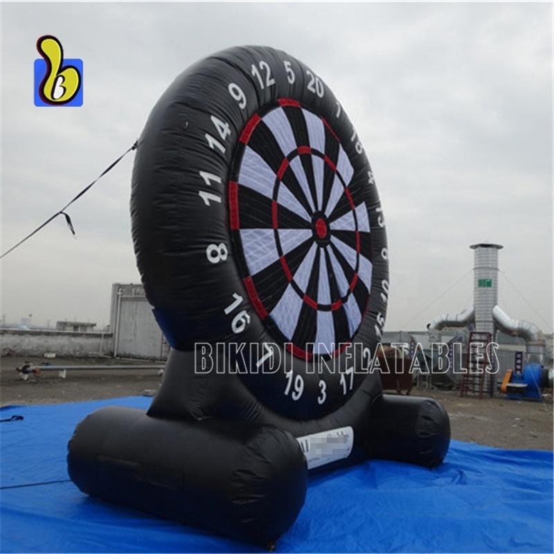 Outdoor Inflatable Soccer Darts Board With 6pcs Ball For Sports Game