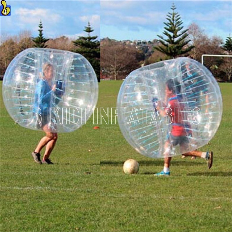 Transparent PVC bubble football, giant bubble ball for  sale