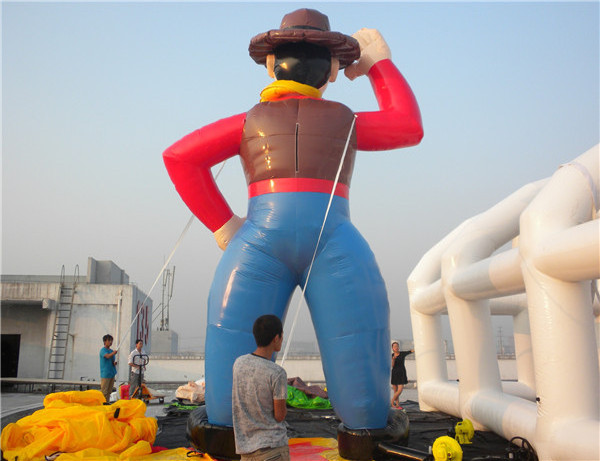 Giant inflatable cowboy, advertising inflatable cartoon/ balloon K2094