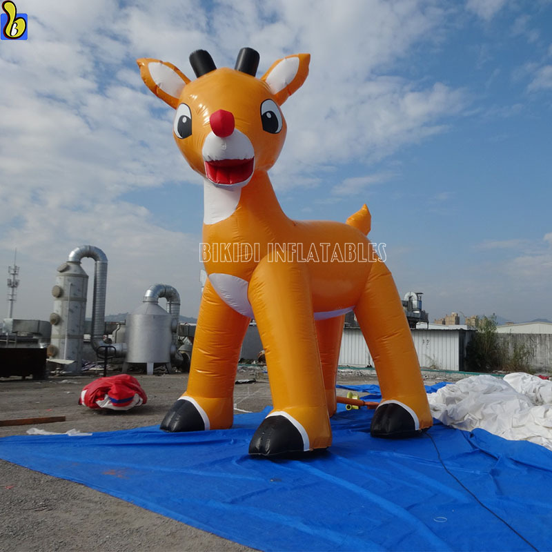 Hot Selling Giant Inflatable Moose For Christmas, Inflatable Decorative Reindeer Balloon