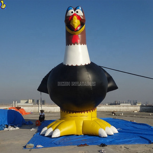 Chinese Factory Custom Displaying Giant Inflatable Turkey Prop, Airblown Thanksgiving Decoration