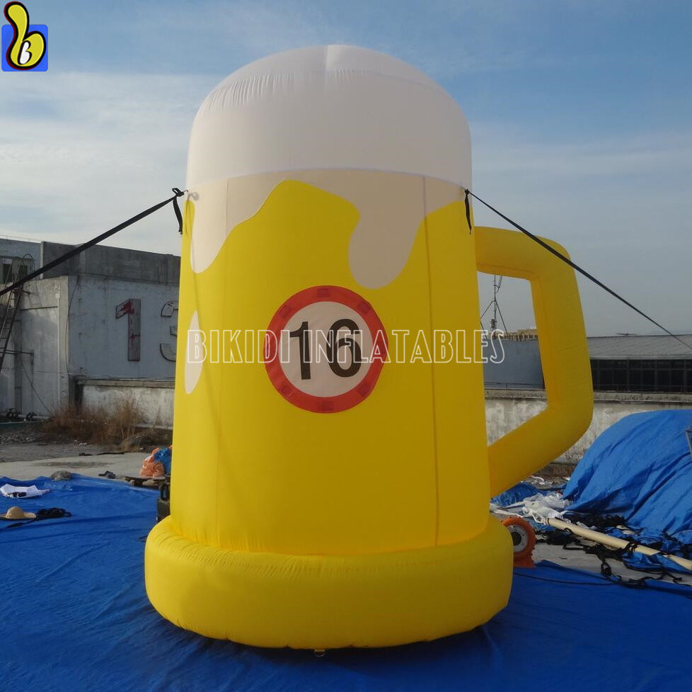 Giant advertising inflatable beer cup balloon, inflatable beer mug to Holland K9067-2