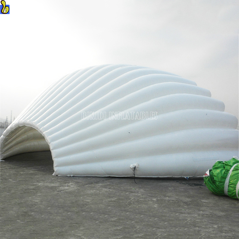 Large inflatable shell tent, white inflatable stage cover tent K5165