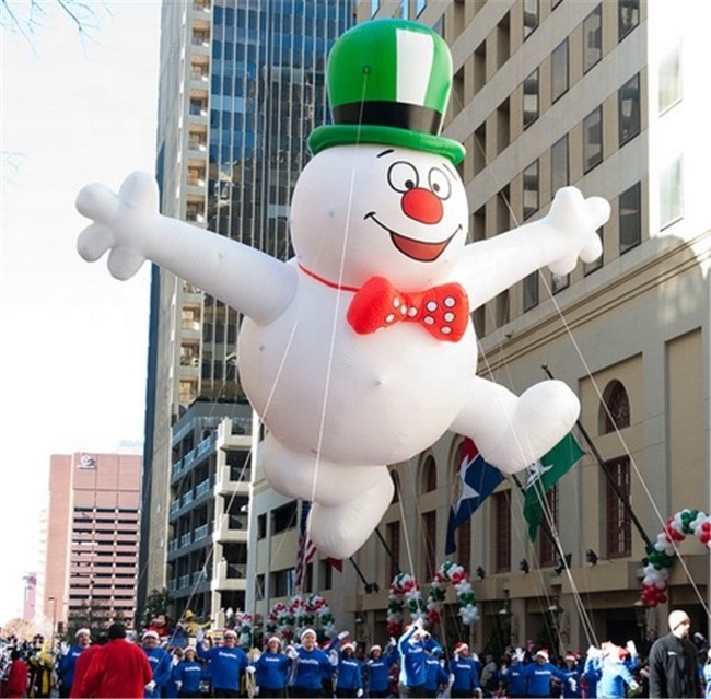 Outdoor parade flying snowman balloon, giant custom helium balloon K7146