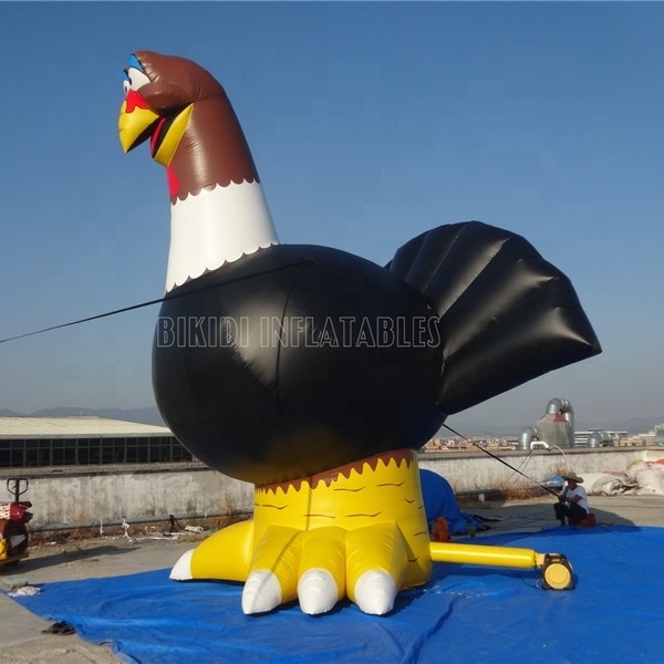 Chinese Factory Custom Displaying Giant Inflatable Turkey Prop, Airblown Thanksgiving Decoration