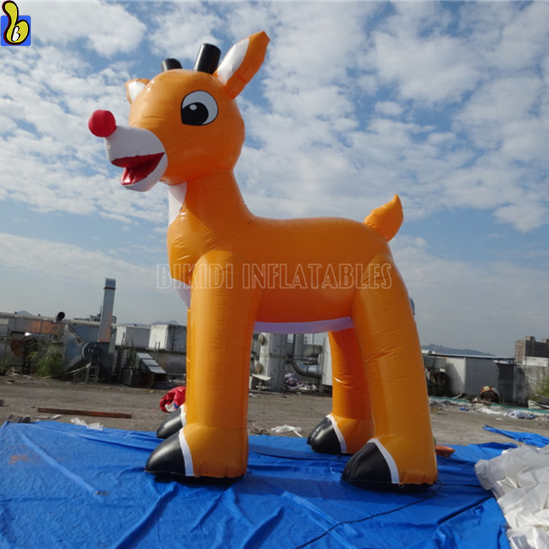 Hot Selling Giant Inflatable Moose For Christmas, Inflatable Decorative Reindeer Balloon