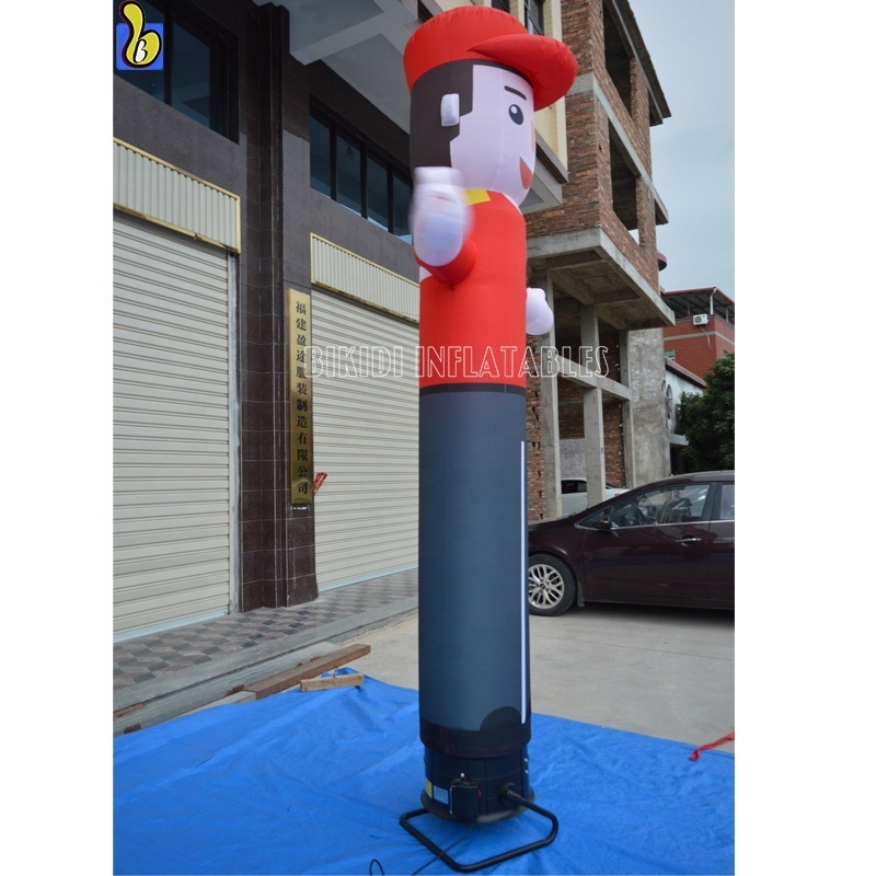 3m High Waving Hands Boy Inflatable Air Dancer For Advertising Inflatable Welcome Sky Dancer