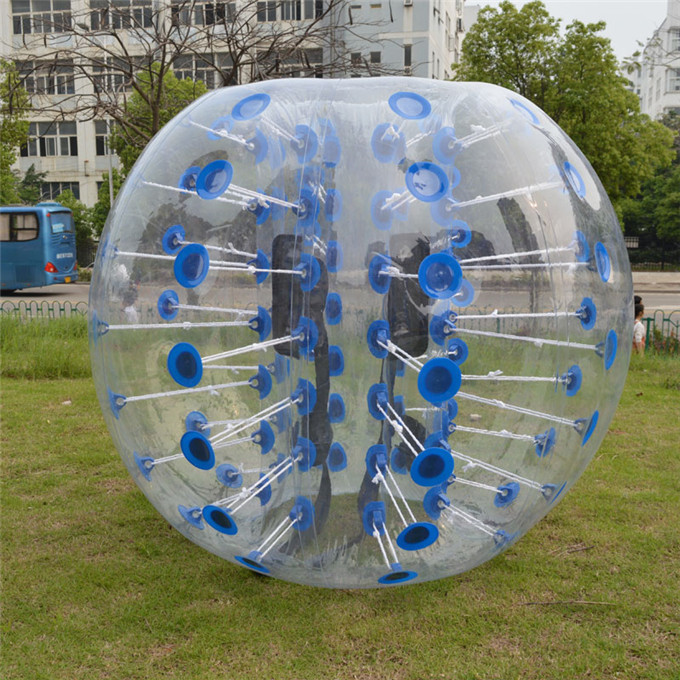 Hot sale PVC human bubble ball, body zorbing for adults