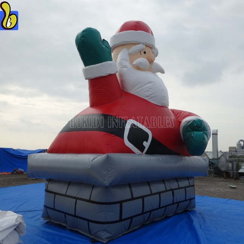 Father Christmas Decoration Balloon, Funny Inflatable Christmas Santa Claus Balloon